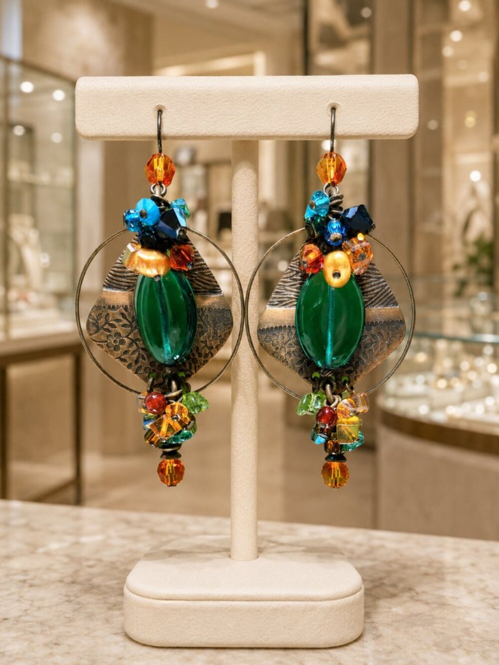 Bohemian, Boho Chic, Artisan Earrings